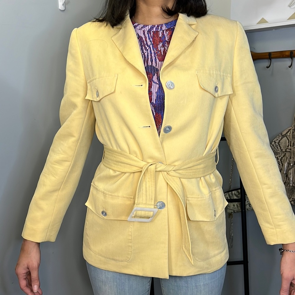 J.G HOOKS BLAZER WITH BELT